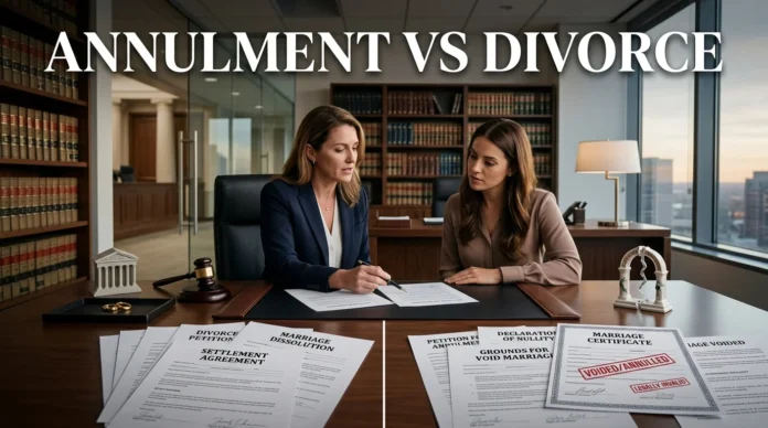Annulment vs Divorce