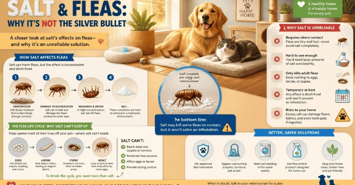 How Does Salt Kill Fleas, and Why Is It Unreliable?